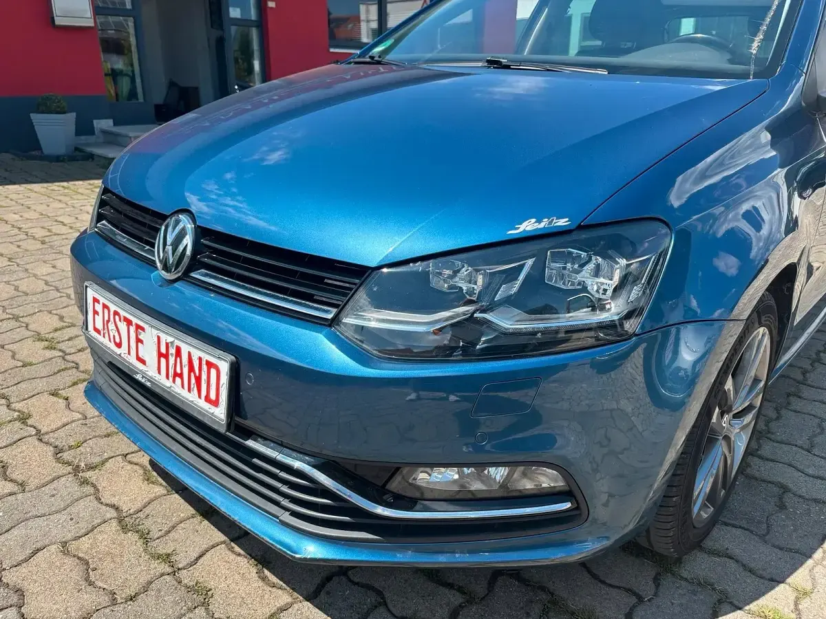 Gebraucht VW Polo 90 PS (66 kW) 2017 Blau Kleinwagen