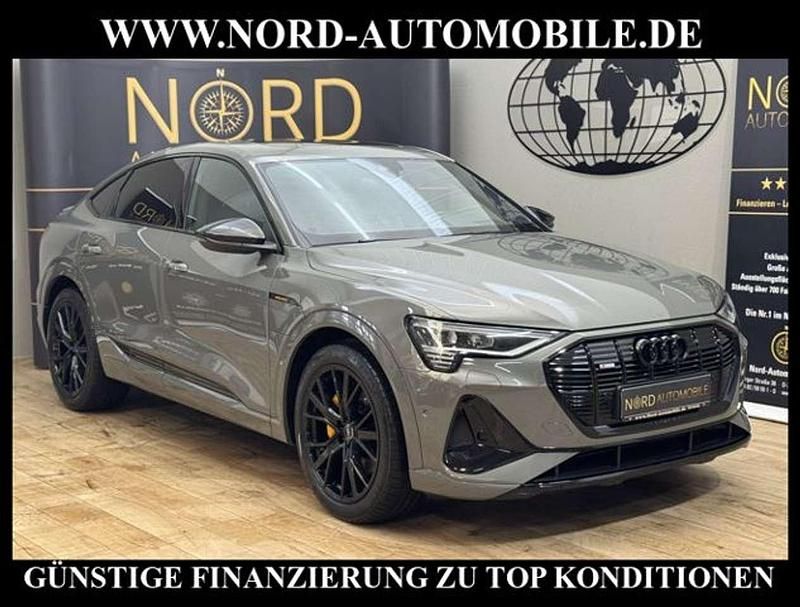 Gebraucht Audi e-tron Sportback Black Edition 230 kW (313 PS) 2022 Chronosgrau metallic (metallic) SUV