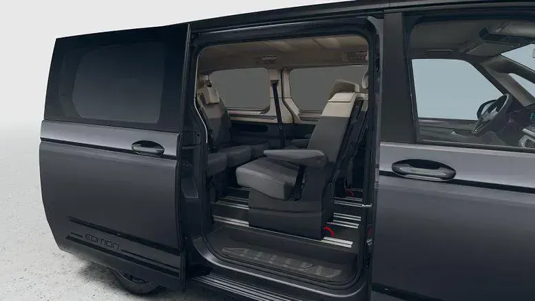 Neu VW Multivan Edition 204 PS (150 kW) 2026 Indiumgrau metallic / dach schwarz Van / Kleinbus