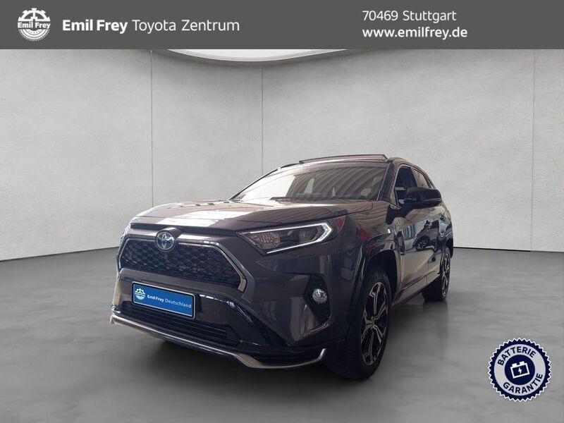 Marlingrau metallic / dach schwarz Gebraucht 2021 Toyota RAV4 Hybrid Style SUV | 36.500 € (Superpreis) - Bild 1/3