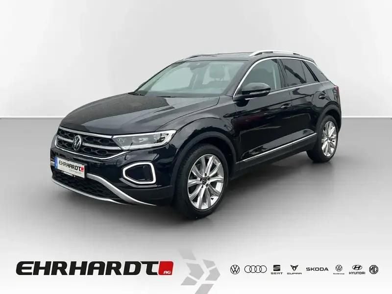 Schwarz Gebraucht 2022 VW T-Roc Style SUV | 26.990 € (Fairer Preis) - Bild 1/3