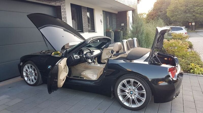 Schwarz Gebraucht 2006 BMW Z4 M Sport Cabrio | 10.350 € (Superpreis) - Bild 1/4