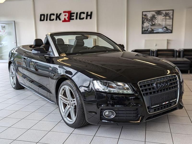 Schwarz Gebraucht 2009 Audi A5 Cabriolet S-Line Cabrio | 9.480 € (Guter Preis) - Bild 1/4