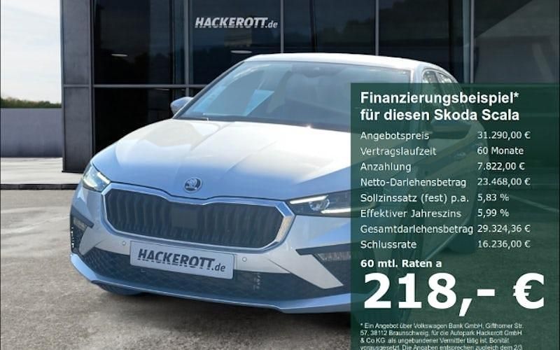 Silber Neu 2025 Skoda Scala Tour Kleinwagen | 31.290 € (Etwas zu teuer) - Bild 1/4