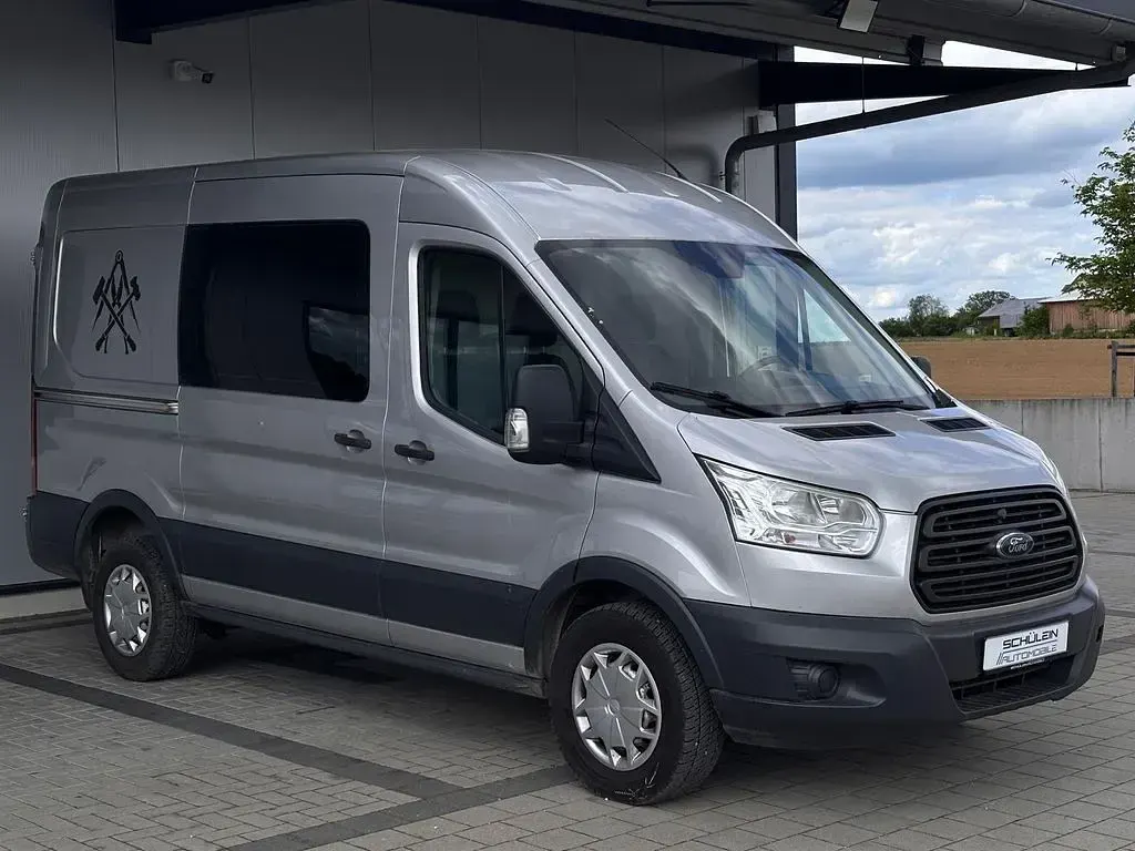 Gebraucht Ford Transit 155 PS (114 kW) 2014 Polarsilber metallic Van / Kleinbus
