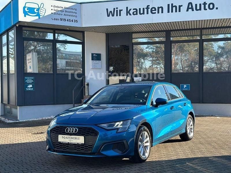 Blau Gebraucht 2021 Audi A3 S-Line Limousine | 18.999 € (Superpreis) - Bild 1/4