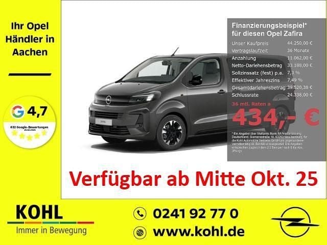 Grau Neu 2025 Opel Zafira Life Van | 44.250 € (Fairer Preis) - Bild 1/4