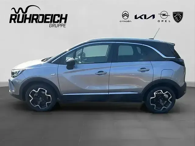 Gebraucht Opel Crossland Ultimate 131 PS (96 kW) 2021 Kontrast grau/quarz silber SUV
