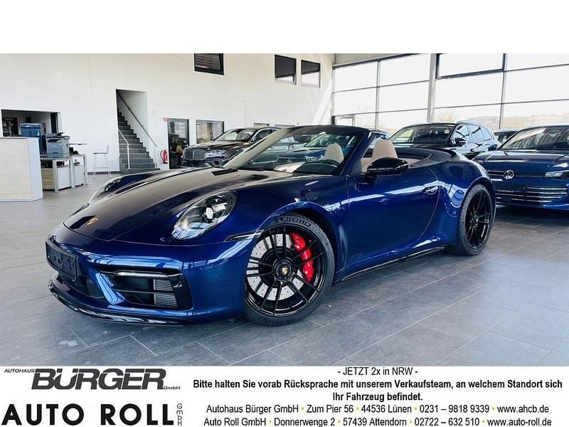 Enzianblaumetallic Gebraucht 2023 Porsche 911 Carrera Cabriolet Cabrio | 157.870 € (Superpreis) - Bild 1/4