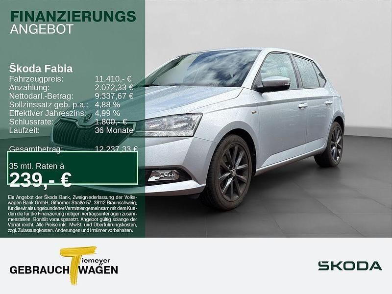 Gebraucht Skoda Fabia Soleil 60 PS (44 kW) 2019 Silber Kleinwagen