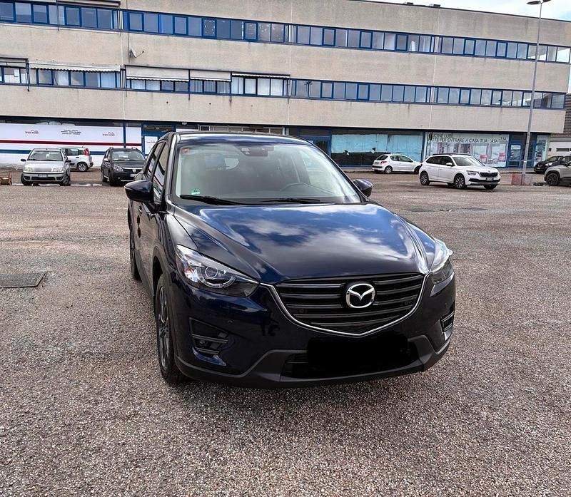 Gebraucht Mazda CX-5 147 PS (108 kW) 2017 Blau SUV