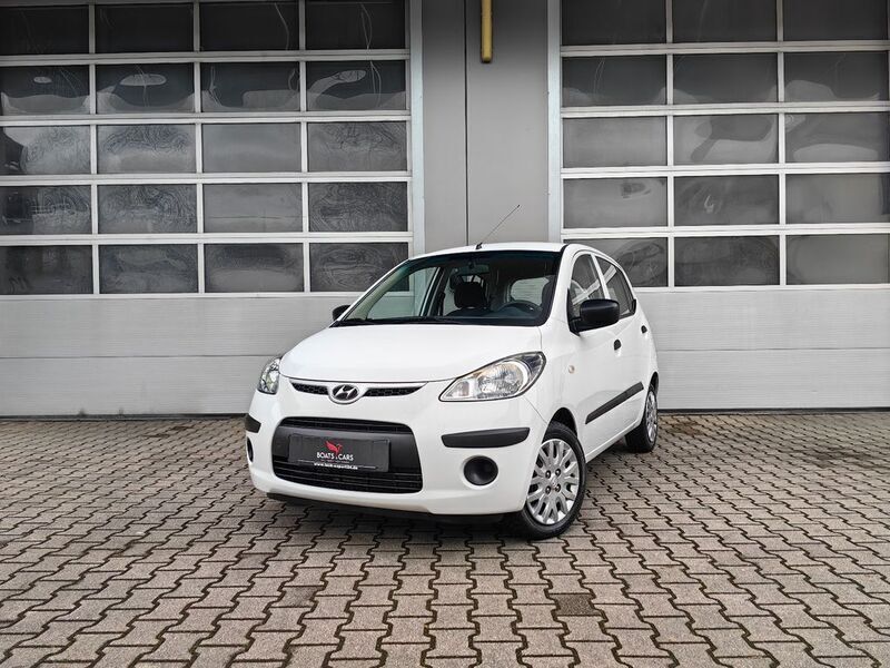 Crystal white Gebraucht 2009 Hyundai i10 Edition+ Kleinwagen | 3.390 € (Fairer Preis) - Bild 1/4