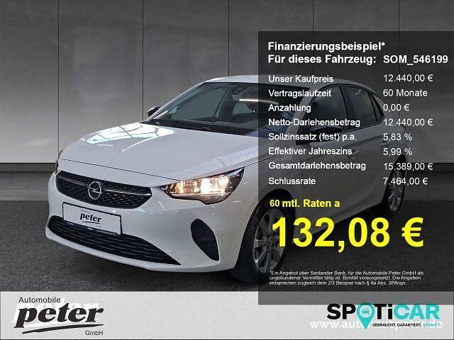 Weiß Gebraucht 2021 Opel Corsa Edition Kleinwagen | 12.440 € (Guter Preis) - Bild 1/3