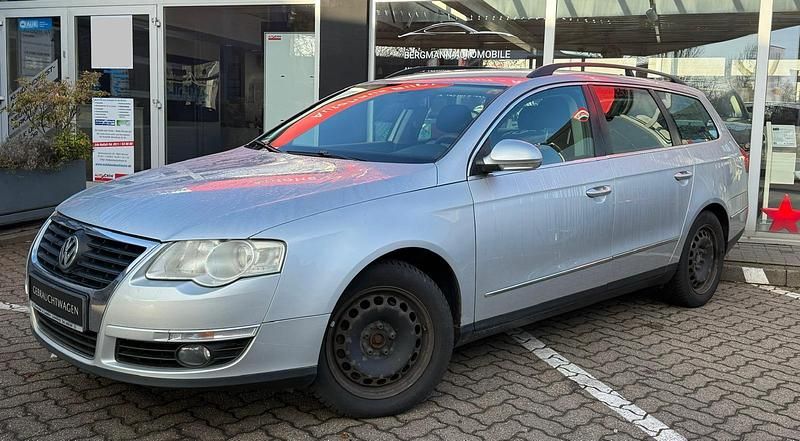 Reflex silver metallic Gebraucht 2008 VW Passat Comfortline Kombi | 1.490 € (Guter Preis) - Bild 1/4