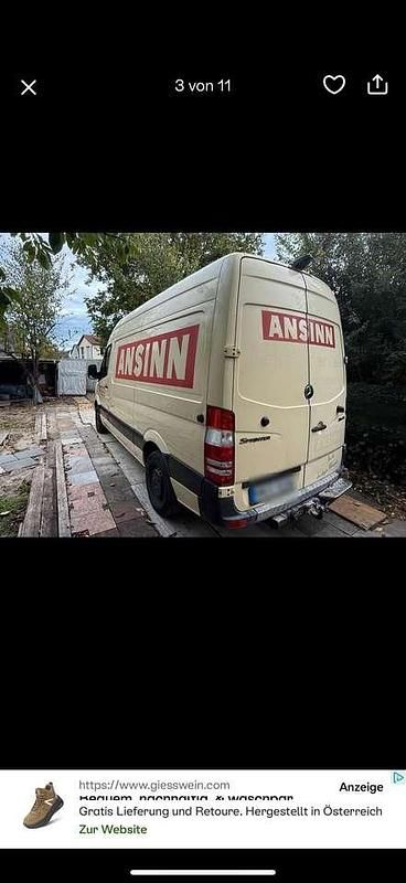 Gebraucht Mercedes Sprinter 163 PS (119 kW) 2013 Van