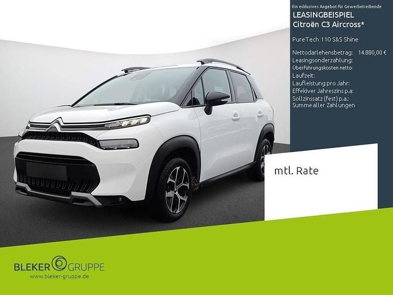 Weiß Gebraucht 2023 Citroën C3 Aircross PureTech SUV | 14.880 € (Fairer Preis) - Bild 1/3