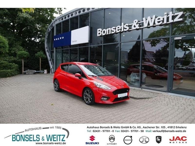 Rot Gebraucht 2018 Ford Fiesta ST-Line Kleinwagen | 11.890 € (Fairer Preis) - Bild 1/4