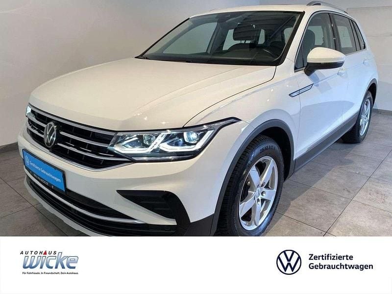 Weiß Gebraucht 2021 VW Tiguan Elegance SUV | 26.880 € (Guter Preis) - Bild 1/4