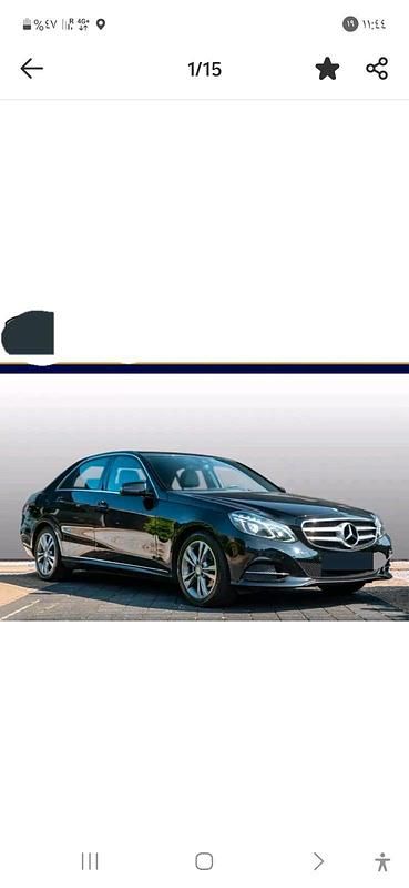 Gebraucht Mercedes E220 170 PS (125 kW) 2015 Schwarz Limousine