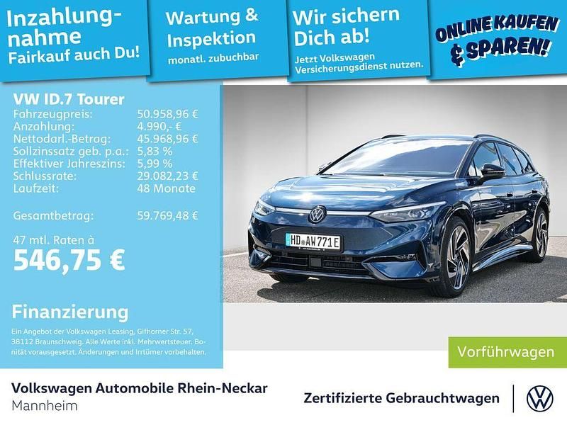 Gebraucht VW ID.7 Pro 210 kW (286 PS) 2025 Aquamarinblau metallic Kombi