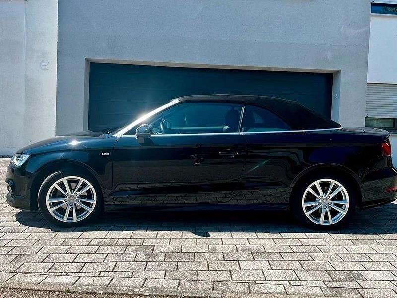 Schwarz Gebraucht 2017 Audi A3 Cabriolet S-Line Cabrio | 17.999 € (Guter Preis) - Bild 1/4
