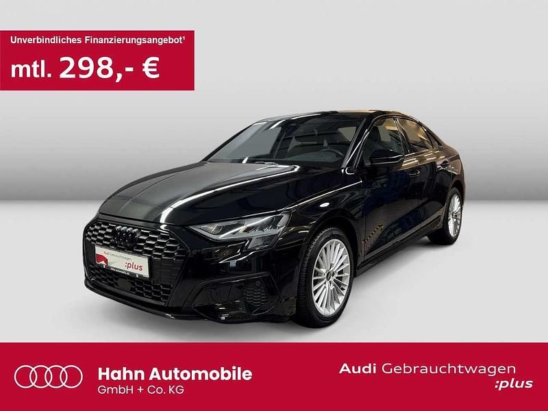 Brillantschwarz Gebraucht 2023 Audi A3 Advanced Limousine | 26.360 € (Fairer Preis) - Bild 1/3