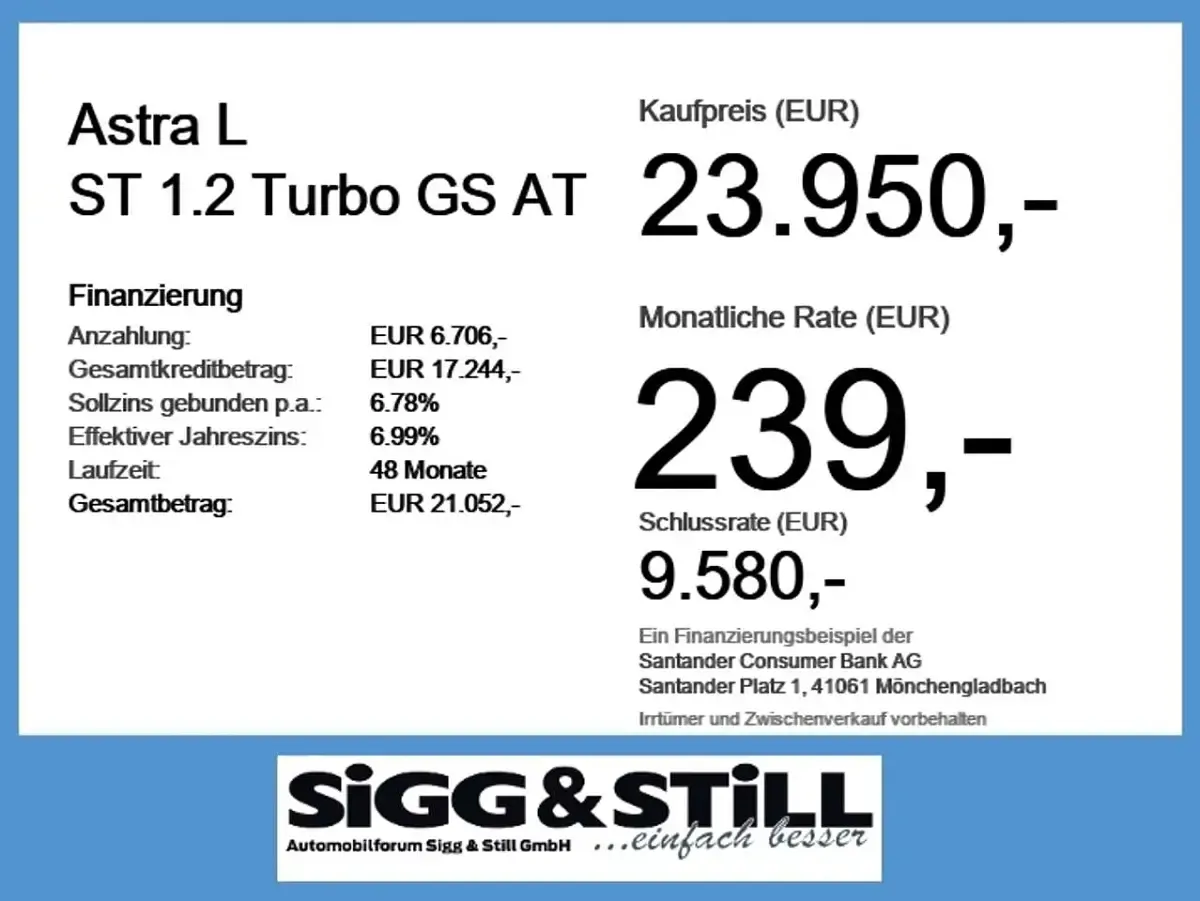 Usata Opel Astra 131 CV (96 kW) 2025 Nero Utilitaria