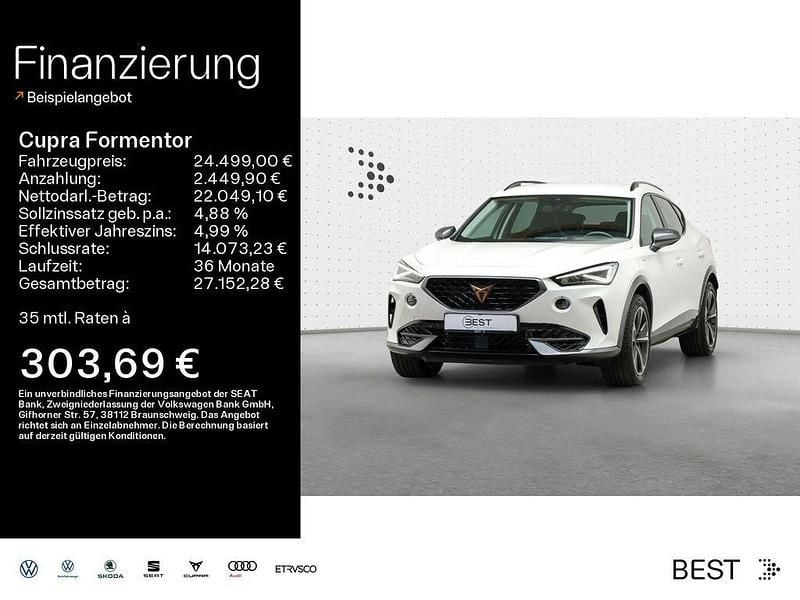 Weiß Gebraucht 2022 Cupra Formentor SUV | 24.499 € (Guter Preis) - Bild 1/4