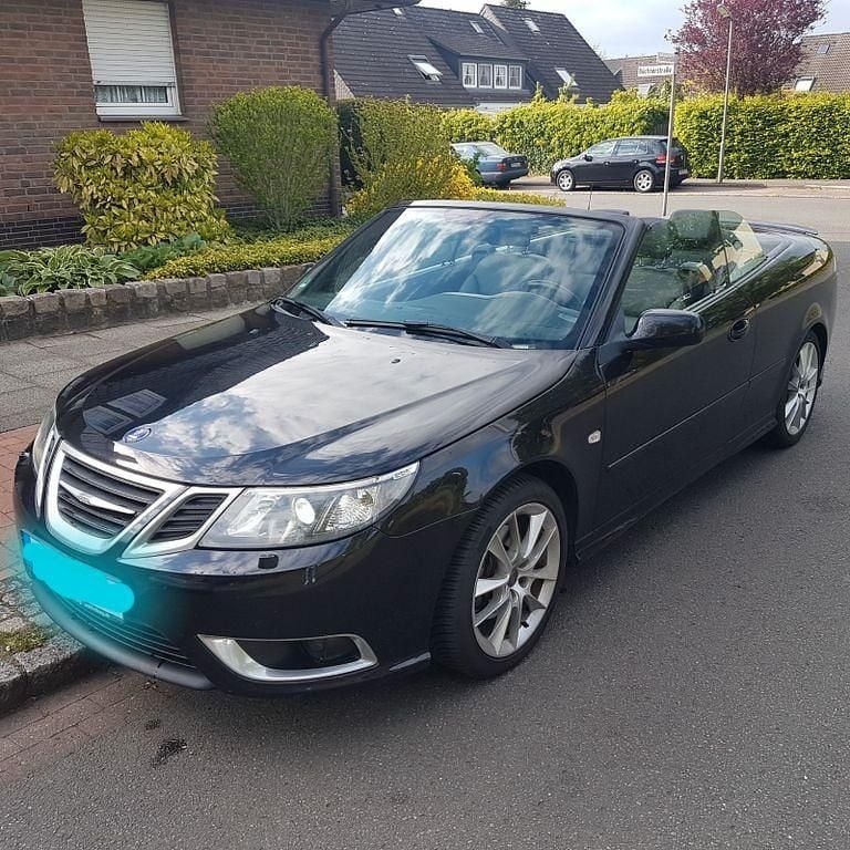 Schwarz Gebraucht 2008 Saab 9-3 Cabriolet Aero Cabrio | 5.500 € (Superpreis) - Bild 1/4