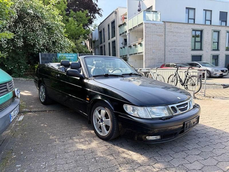 Schwarz Gebraucht 1998 Saab 9-3 Cabriolet Cabrio | 2.300 € (Superpreis) - Bild 1/4