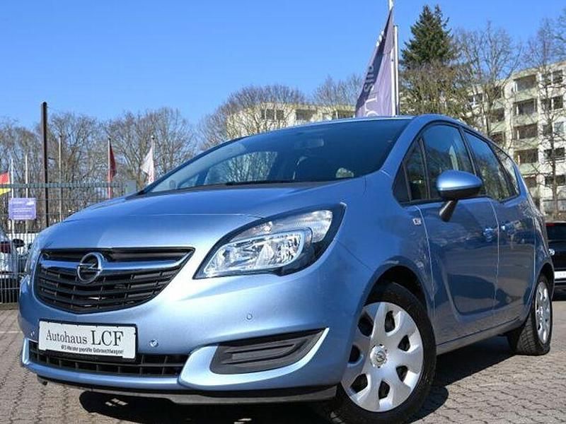 Gebraucht Opel Meriva Edition 101 PS (74 kW) 2014 Blau Van / Kleinbus
