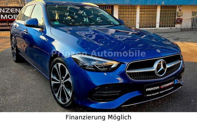 Spektralblau metalliclack Gebraucht 2021 Mercedes C200 Kombi | 26.500 € (Guter Preis) - Bild 1/4
