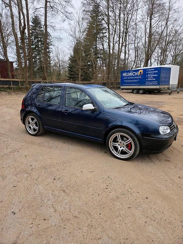 Blau Gebraucht 1999 VW Golf IV Kleinwagen | 2.000 € (Superpreis) - Bild 1/4