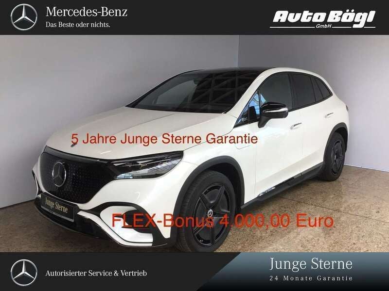 Manufaktur diamantweiß bright Gebraucht 2023 Mercedes EQE350 Night SUV | 65.670 € (Guter Preis) - Bild 1/4