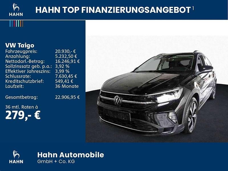 Gebraucht VW Taigo Style 110 PS (80 kW) 2023 Deep black perleffekt SUV