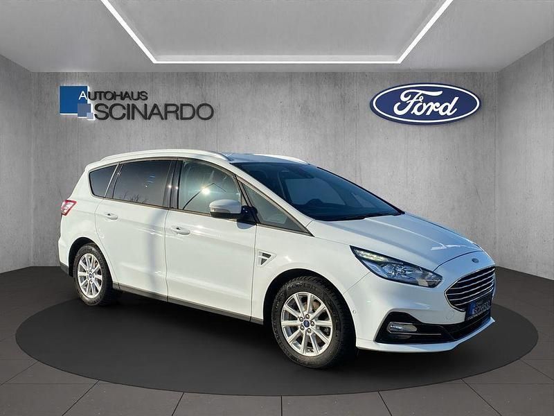 Gebraucht Ford S-MAX S 150 PS (110 kW) 2020 Weiß Van / Kleinbus