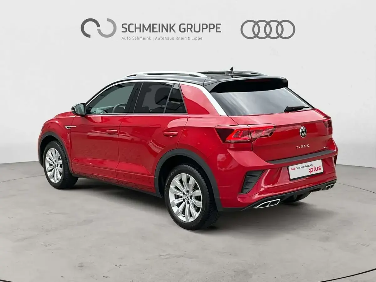 Second-hand VW T-Roc R-line 190 CP (139 kW) 2023 Roșu SUV