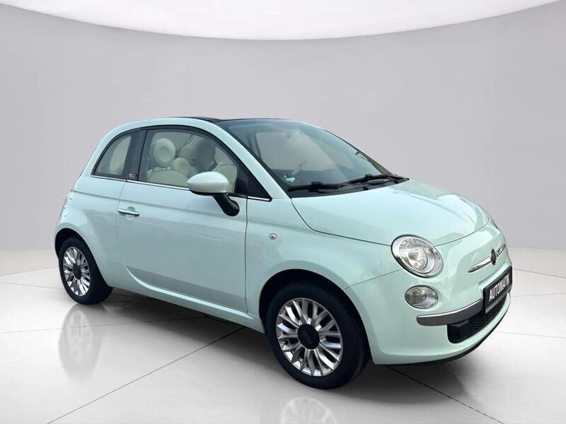 Grün Gebraucht 2015 Fiat 500C Lounge Cabrio | 10.690 € (Guter Preis) - Bild 1/4