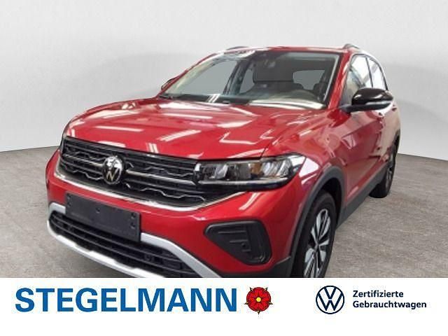 Kings red metallic Gebraucht 2024 VW T-Cross Goal SUV | 22.390 € (Superpreis) - Bild 1/4