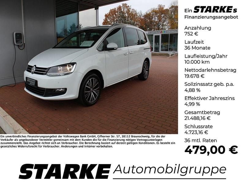 Gebraucht VW Sharan Allstar 184 PS (135 kW) 2016 Pure white Van / Kleinbus
