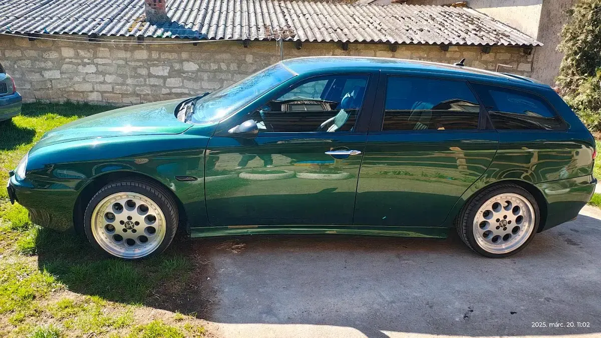 Gebraucht Alfa Romeo 156 192 PS (141 kW) 2001 Grün Kombi