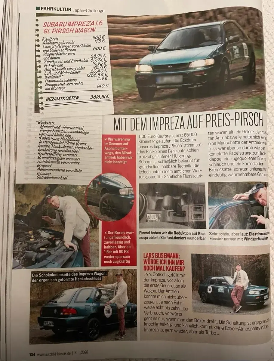 Gebraucht Subaru Impreza 95 PS (69 kW) 1997 Grün SUV