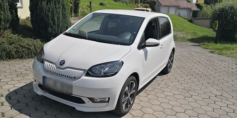 Gebraucht Skoda Citigo-e IV Best of 61 kW (83 PS) 2021 Weiß Kleinwagen