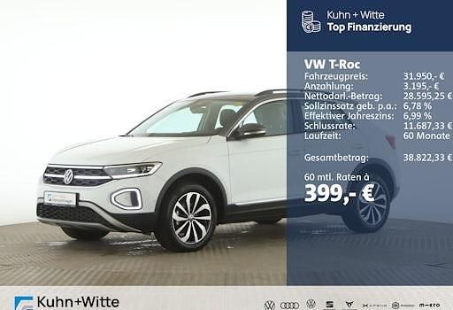 Gebraucht VW T-Roc Style 150 PS (110 kW) 2025 Weiß SUV