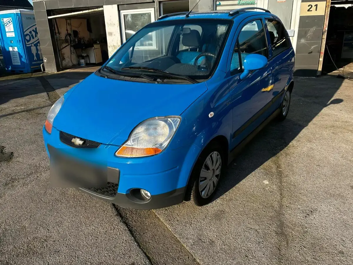 Gebraucht Chevrolet Spark 68 PS (50 kW) 2010 Blau Kleinwagen