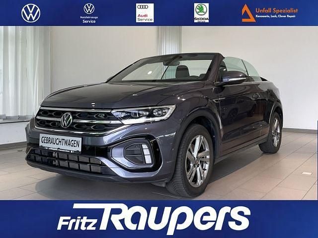 Grau Gebraucht 2022 VW T-Roc Cabriolet R-line Cabrio | 30.950 € (Fairer Preis) - Bild 1/4