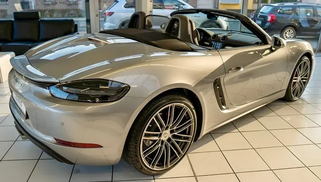 Gebraucht Porsche Boxster 349 PS (256 kW) 2018 Silber Cabrio
