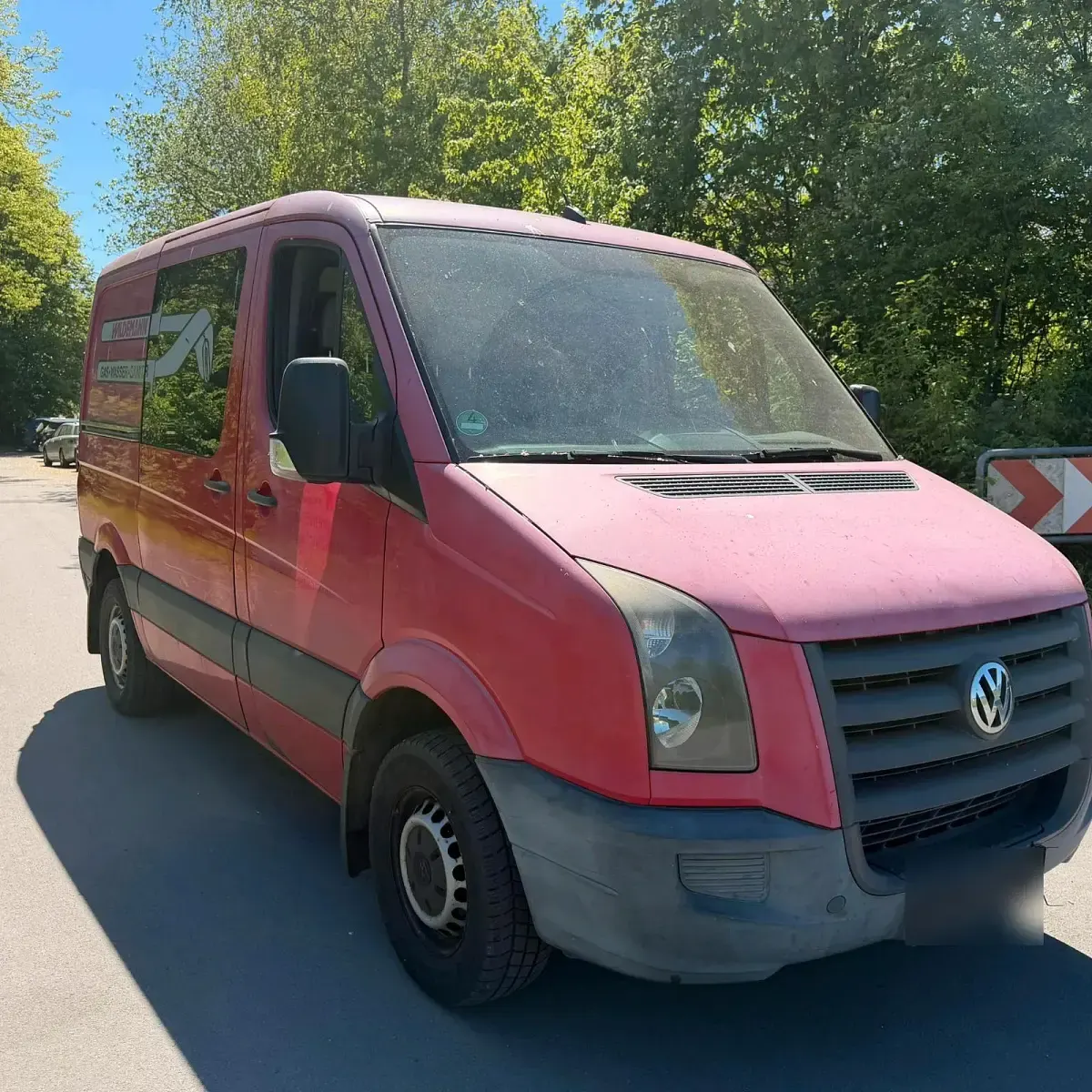 Usado VW Crafter 108 HP (79 kW) 2009 Vermelho Van