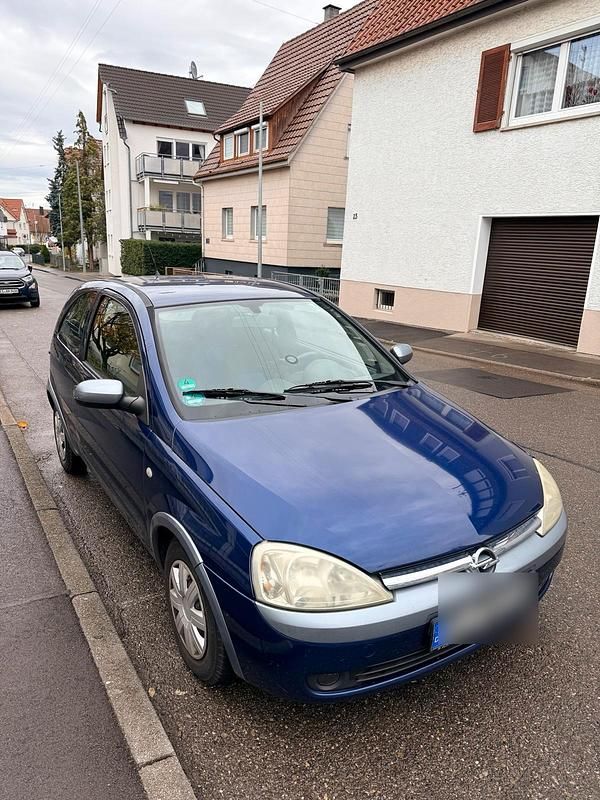 Blau Gebraucht 2003 Opel Corsa Kleinwagen | 850 € (Guter Preis) - Bild 1/4