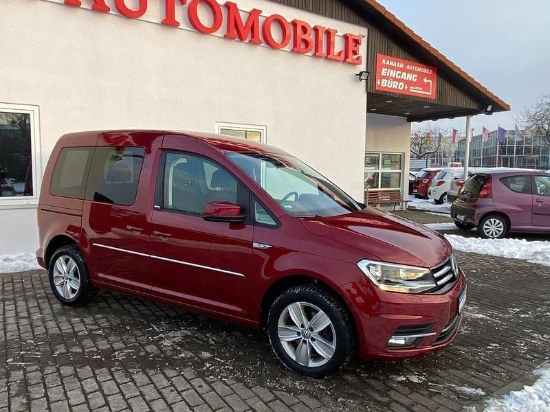 Gebraucht VW Caddy 102 PS (75 kW) 2015 Rot Van / Kleinbus